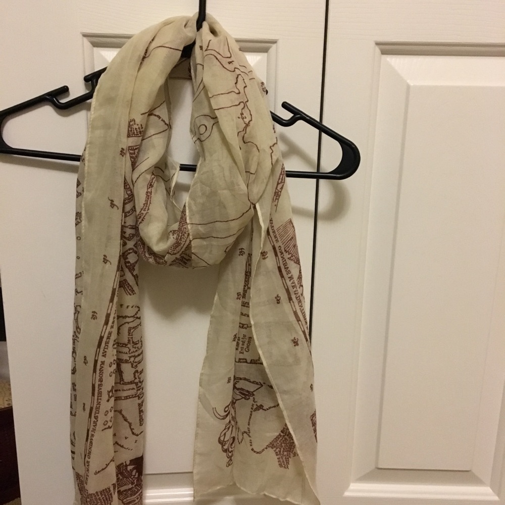 Harry Potter Marauder's Map Lightweight Scarf